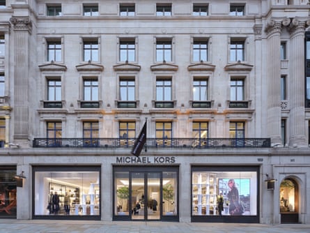 The exterior of Michael Kors’ new flagship store in Regent Street, London