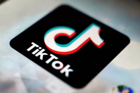 A logo of TikTok