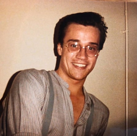 Russell T Davies, photographed in 1983.