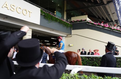 James Doyle returns after winning the Chesham Stakes aboard Humidity.