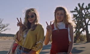 Haunting … Elizabeth Olsen and Aubrey Plaza in Ingrid Goes West