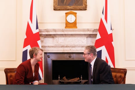 Keir Starmer appoints Yvette Cooper as foreign secretary in September 2025.