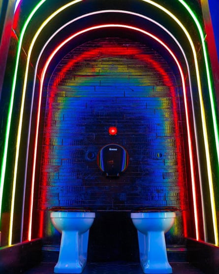 The ‘screamingly camp disco loos’ at Albert’s Schloss, Liverpool.