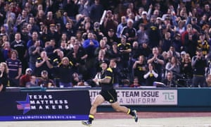 Houston full-back Zach Pangelinan escapes to score.