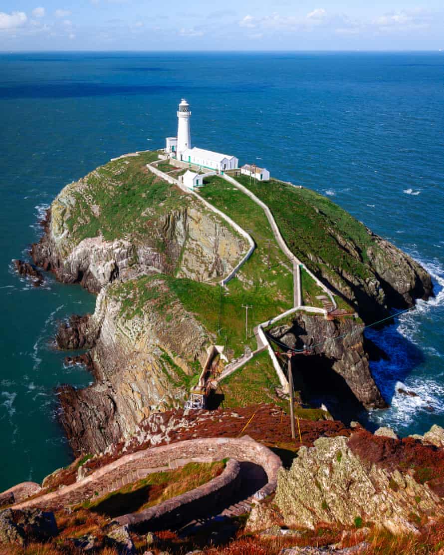 South Stack Lighthouse, Holyhead, Anglesey, Wales.