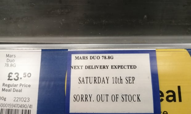 Mars bar shortage causing gaps on UK supermarket shelves | Food & drink industry
