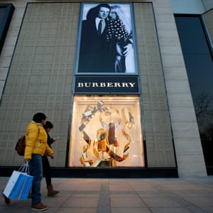A Burberry store in Beijing