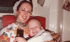 Antonya Cooper with her son Hamish at Great Ormond Street hospital in 1980.