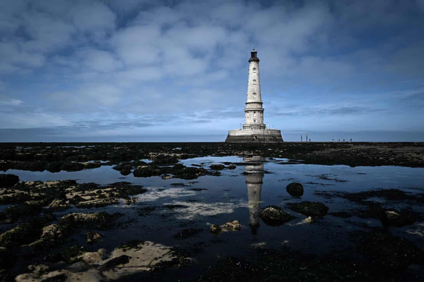 Lighthouse at low tide