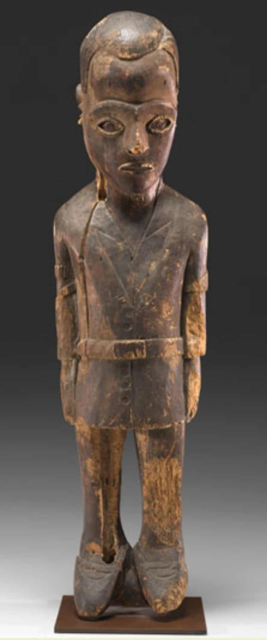 Diviner’s Figure representing Maximilien Balot, 1931 Pende culture.