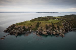 Tiritiri Matangi lighthouse on Tiritiri Island in the Hauraki Gulf