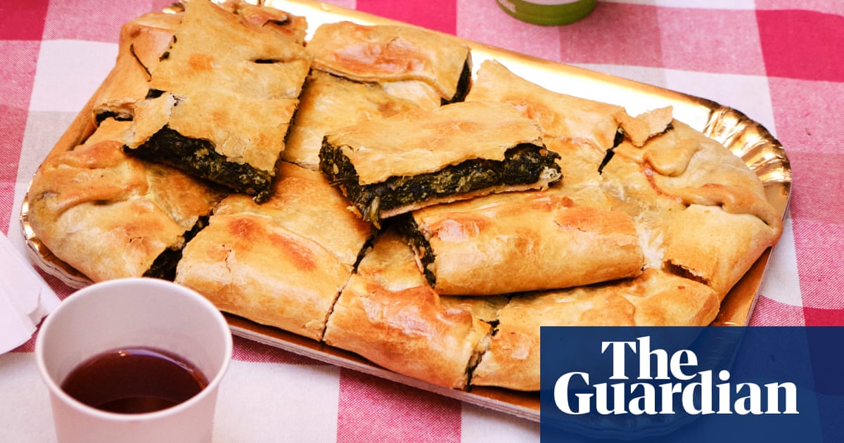 Rachel Roddy’s recipe for picnic pie with greens and parmesan | A kitchen in Rome