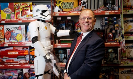 Gary Grant, owner of toy chain The Entertainer, in his store at Westfield Centre in Shepherd’s Bush.