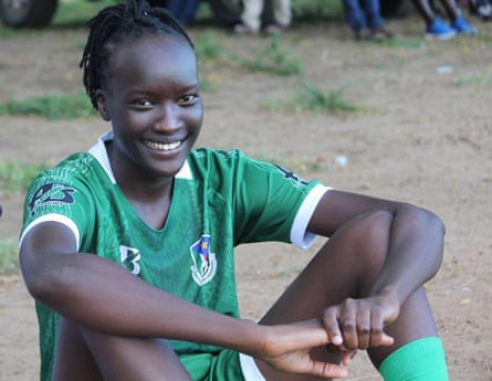 South Sudan captain Amy Lasu