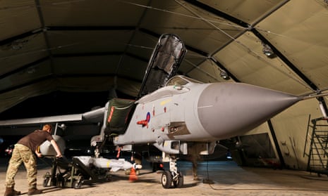 RAF Tornado armed for mission over Iraq