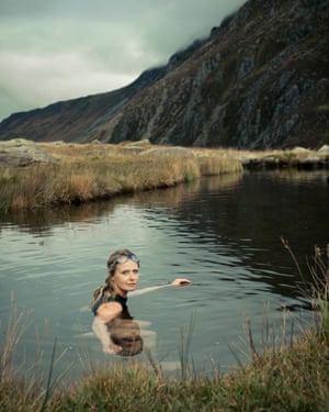 Outdoor swimmer, arts educator and photographer, Vivienne Rickman Poole in SnowdoniaThree years ago, Rickman Poole decided to document her mission to swim every llyn, lake and pool in Snowdonia - 400 bodies of water. She views the project as “a life’s work.”Images from Portrait of Britain 2017 are displayed on digital screens in stations and shopping centres until 30 September. 