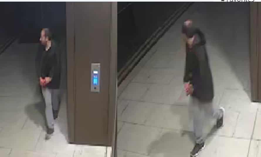Images from the Met police of a man they wish to speak to