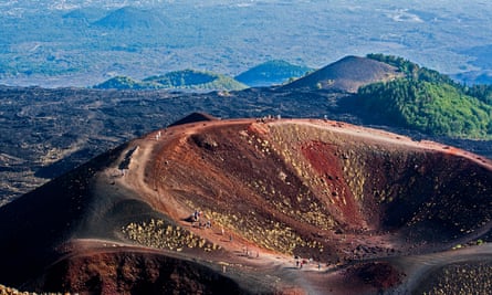 Mt Etna Crater, from Etna Sud.