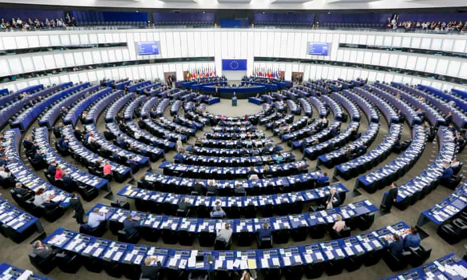 European parliament session, Strasbourg, France
