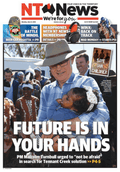 front-page NT News 23 July 2018