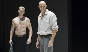 Russell Tovey on stage with Mark Strong in New York in A View From The Bridge.