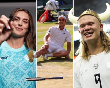 Alexia Putellas, Arthur Fery and Erling Haaland.