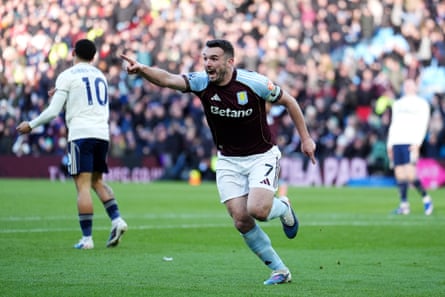 Aston Villa have missed John McGinn, their captain, during his injury layoff.
