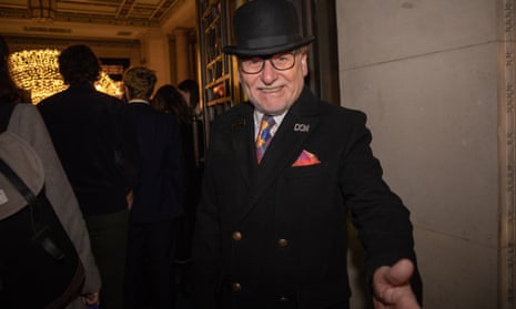 Doorman Don Scott-Horne at the 2018 OFM Awards ceremony at Freemason’s Hall, London.
