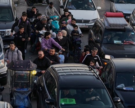 Veduta aerea della periferia di Beirut