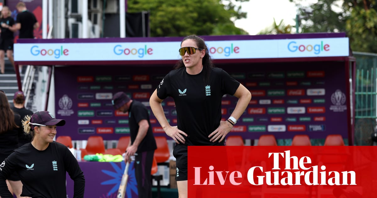 England v Pakistan: Women's Cricket World Cup live
