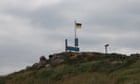Ukrainian flag raised over Snake Island after Russian retreat