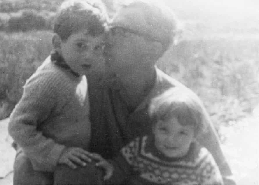 Hobsbawm with his children, Andy and Julia, in the 60s