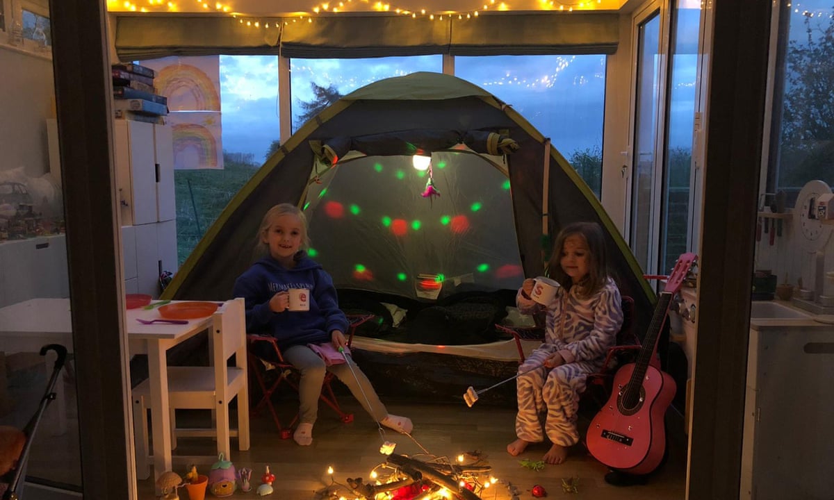 We're taking the kids camping – in the living room, Camping holidays