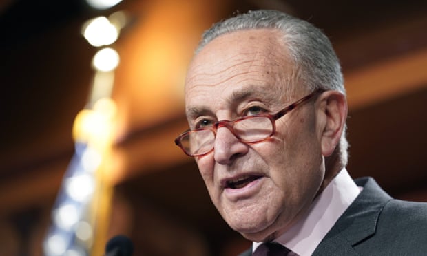 Chuck Schumer, the Senate majority leader. Democrats hope the passage of the bill will give a boost to their chances in the midterms.