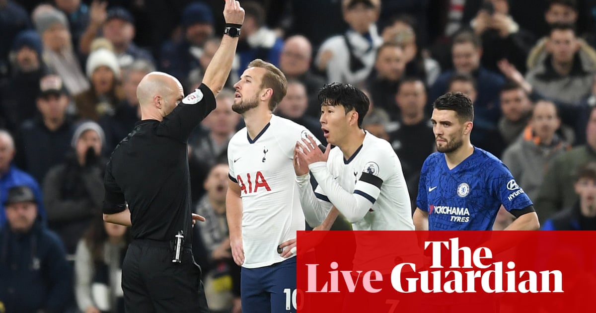 Tottenham Hotspur 0 2 Chelsea Premier League As It Happened Football The Guardian