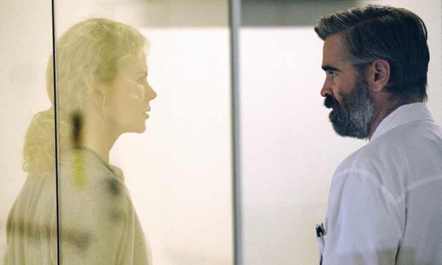 Nicole Kidman and Colin Farrell in the Killing of a Sacred Deer.