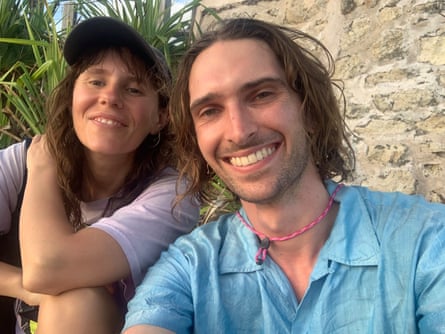 Olwen and Sam in Bali in 2024.