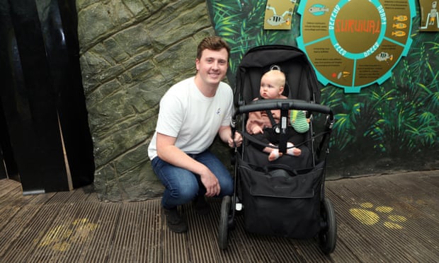 Sam Smith with his daughter Mabel.