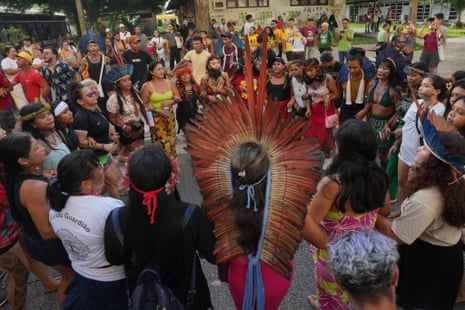 The Cop30 People’s Summit is taking place a couple of miles from the conference centre where the UN climate summit is taking place.