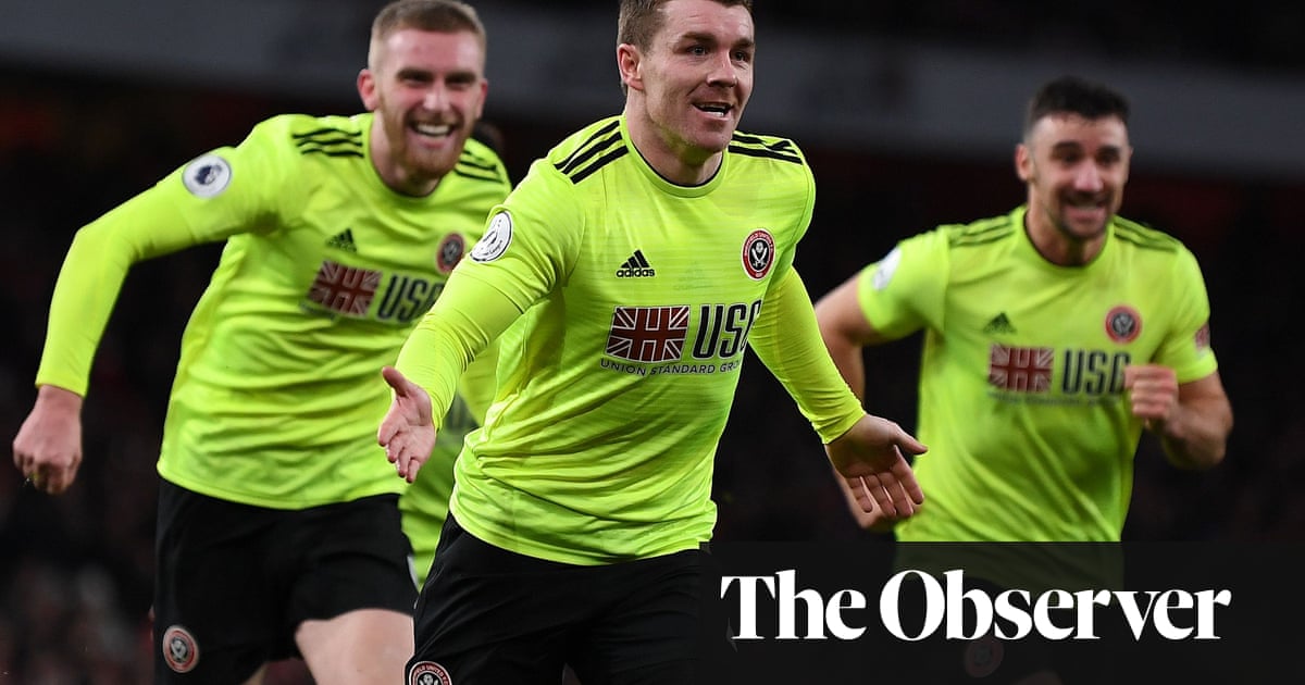 John Fleck’s late strike stuns Arsenal to gain Sheffield United a point