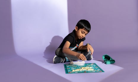 Samarth Manchali, nine, began playing Scrabble aged seven. He was the under-10 champion at the year’s World Youth Scrabble Championships.