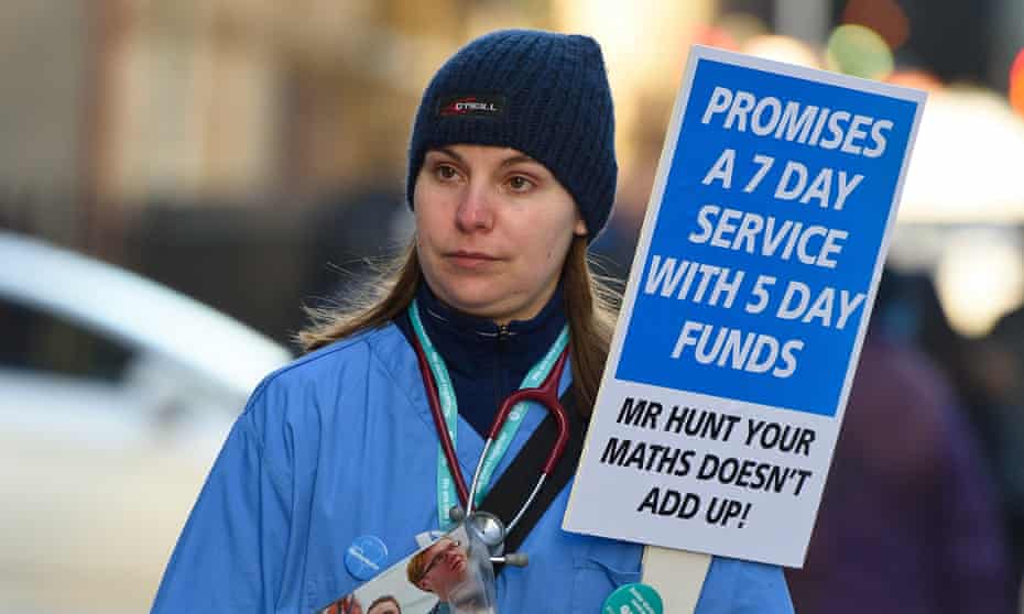 Junior doctors stage 24 hour strike across NHS