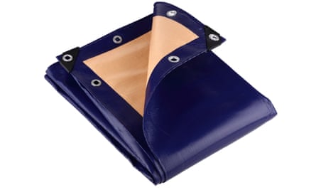 GroundMaster 350gsm Blue/Beige Tarpaulin