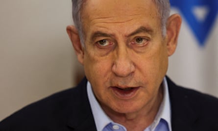 The Israeli prime minister, Benjamin Netanyahu