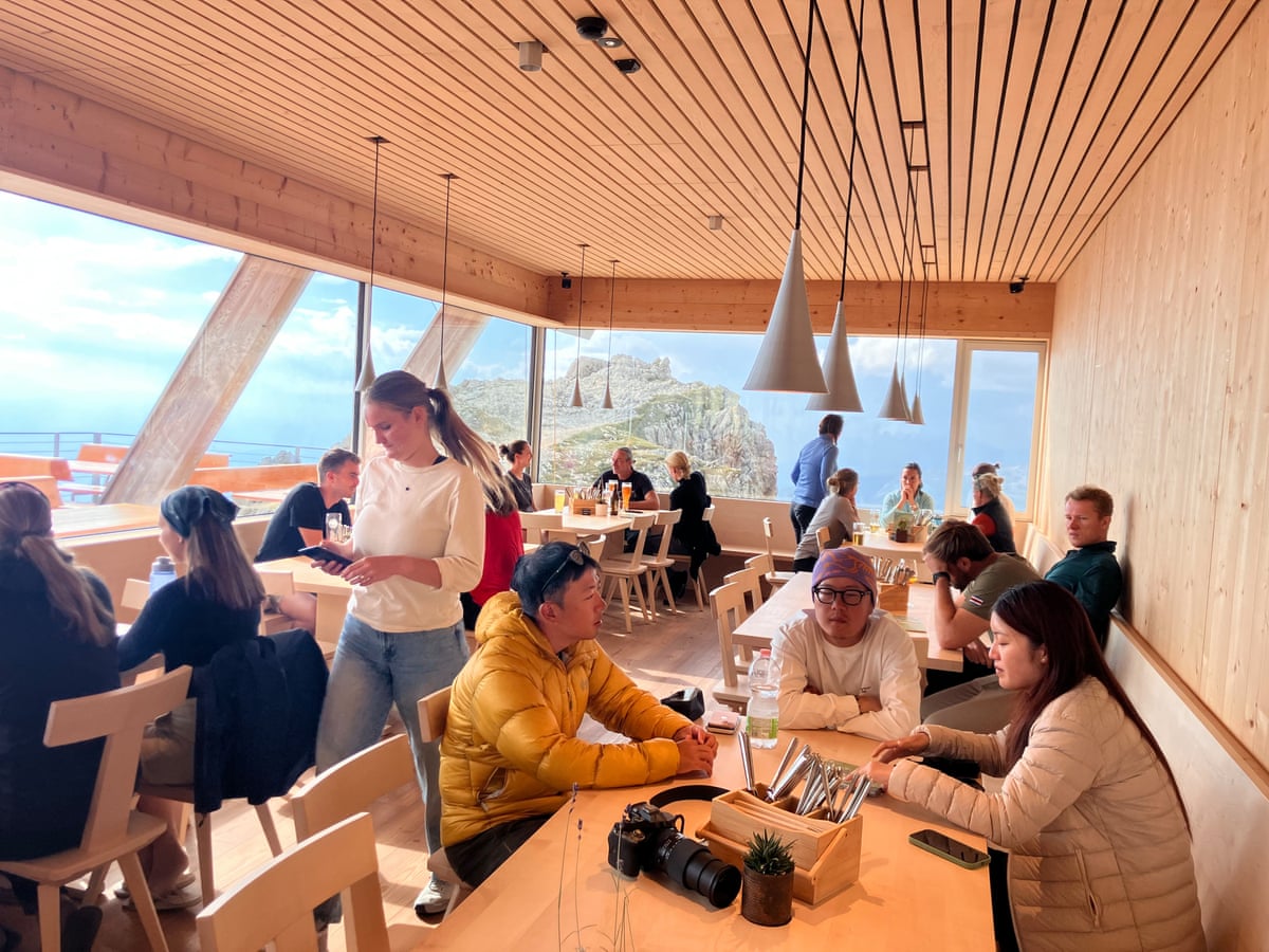 ‘Santnerpass Hut was built in 1956 but was taken over, closed and rebuilt, finally opening to the eager climbing public in the summer of 2023’