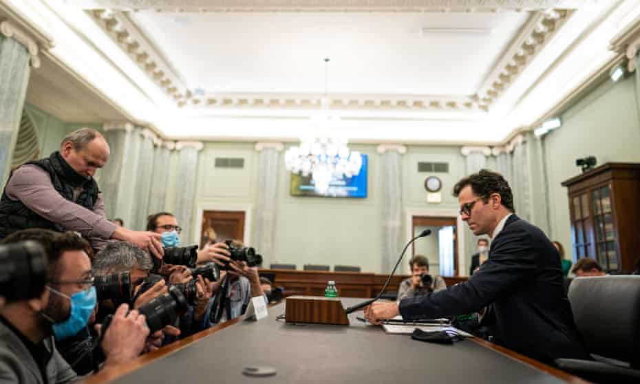 Adam Mosseri, the head of Instagram, testifies before the Senate Commerce Committee’s panel on consumer protection.