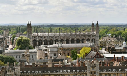 View of Cambridge University.