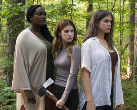 Wunmi Mosaku, Anna Kendrick and Kaniehtiio Horn.