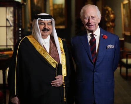 King Charles with King Hamad Bin Isa al-Khalifa