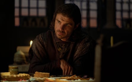 Matthew Needham as Larys Strong in House of the Dragon.